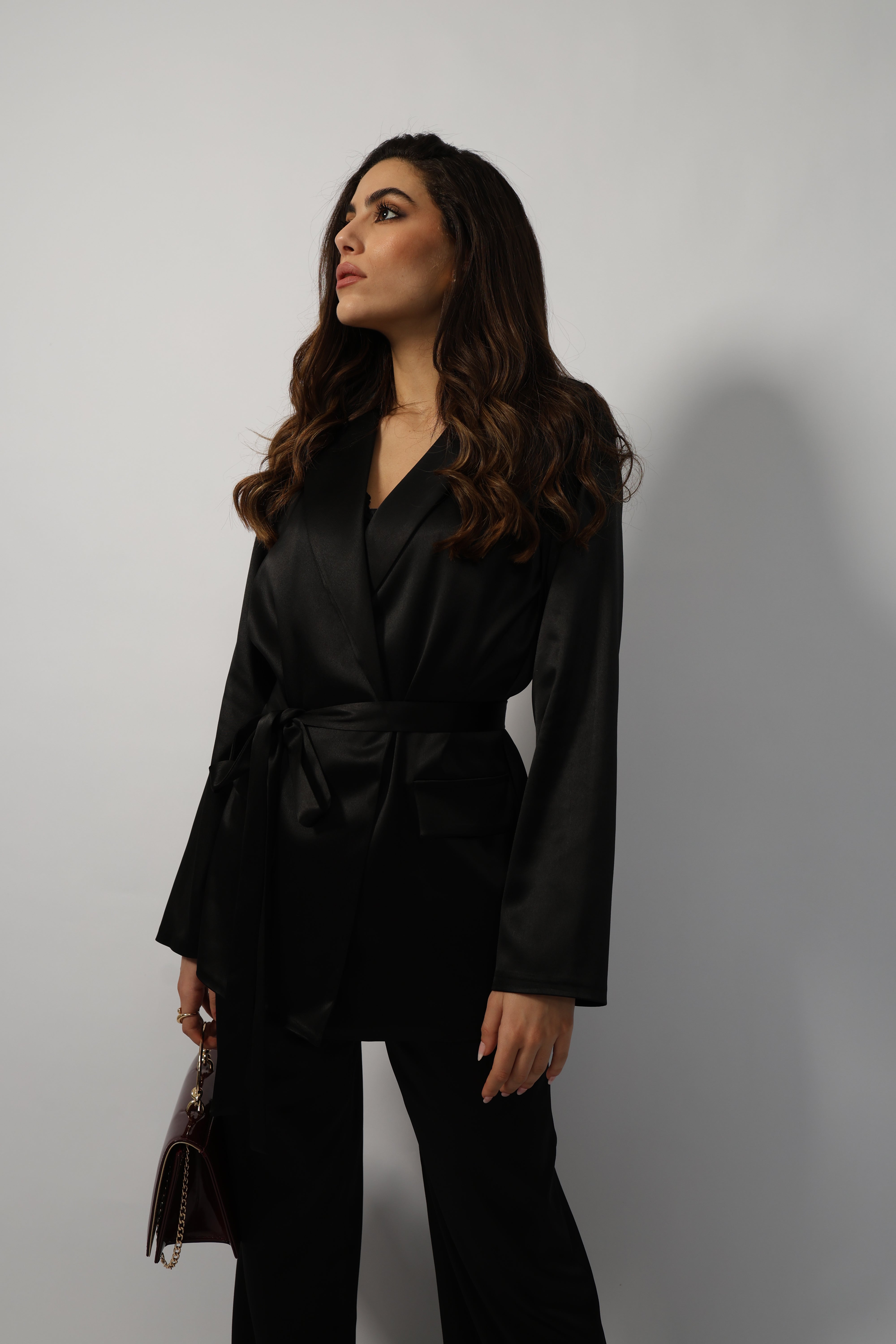 Silk Suit - Black