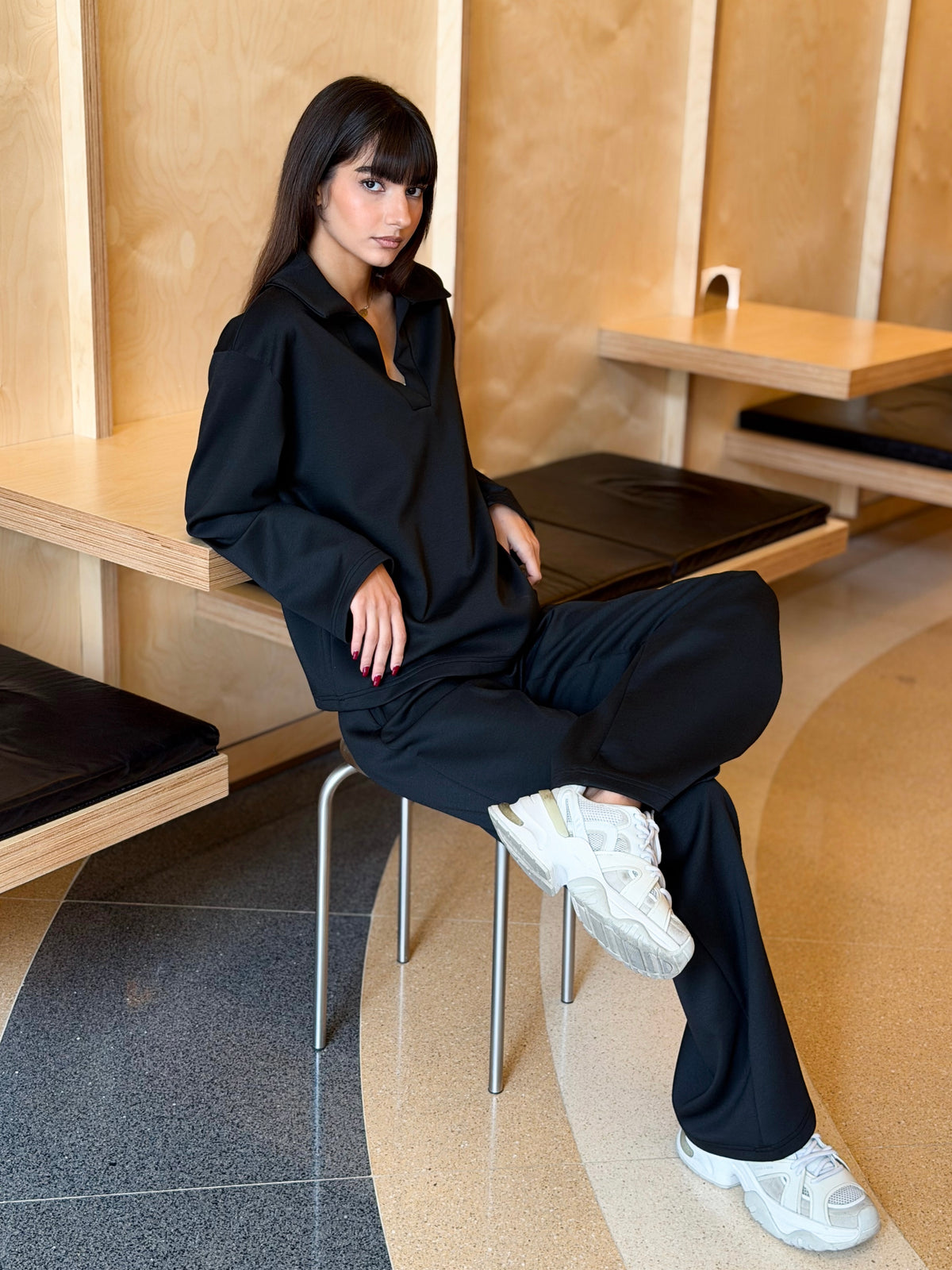 Pullover tracksuit - Black