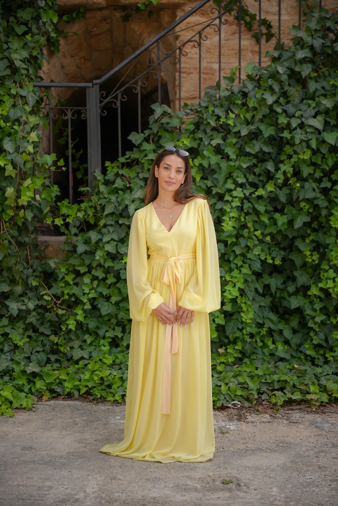 Flowy Maxi Dress - Yellow Flowy Maxi Dress - Yellow