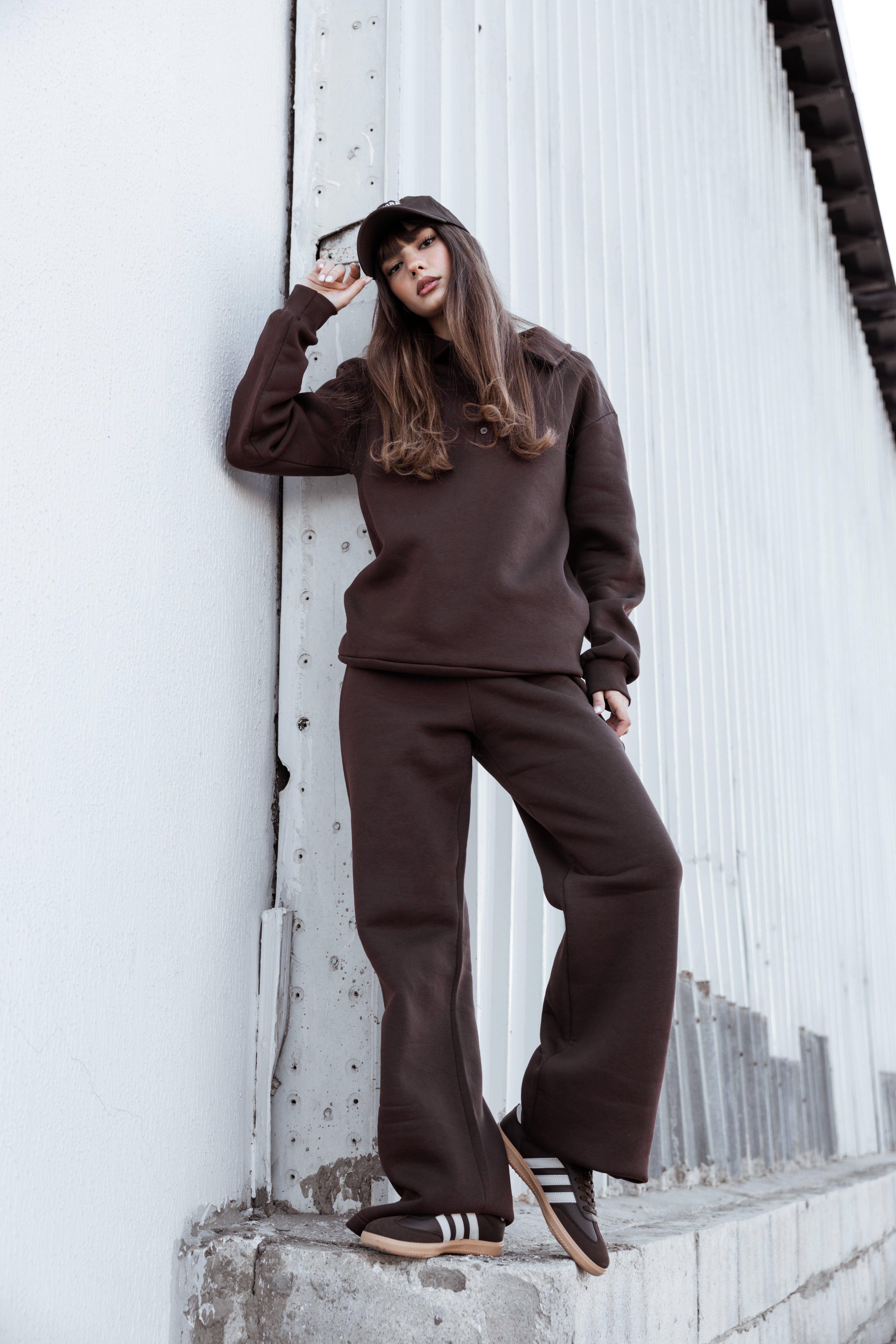 Polo sweatshirt Tracksuit - Brown