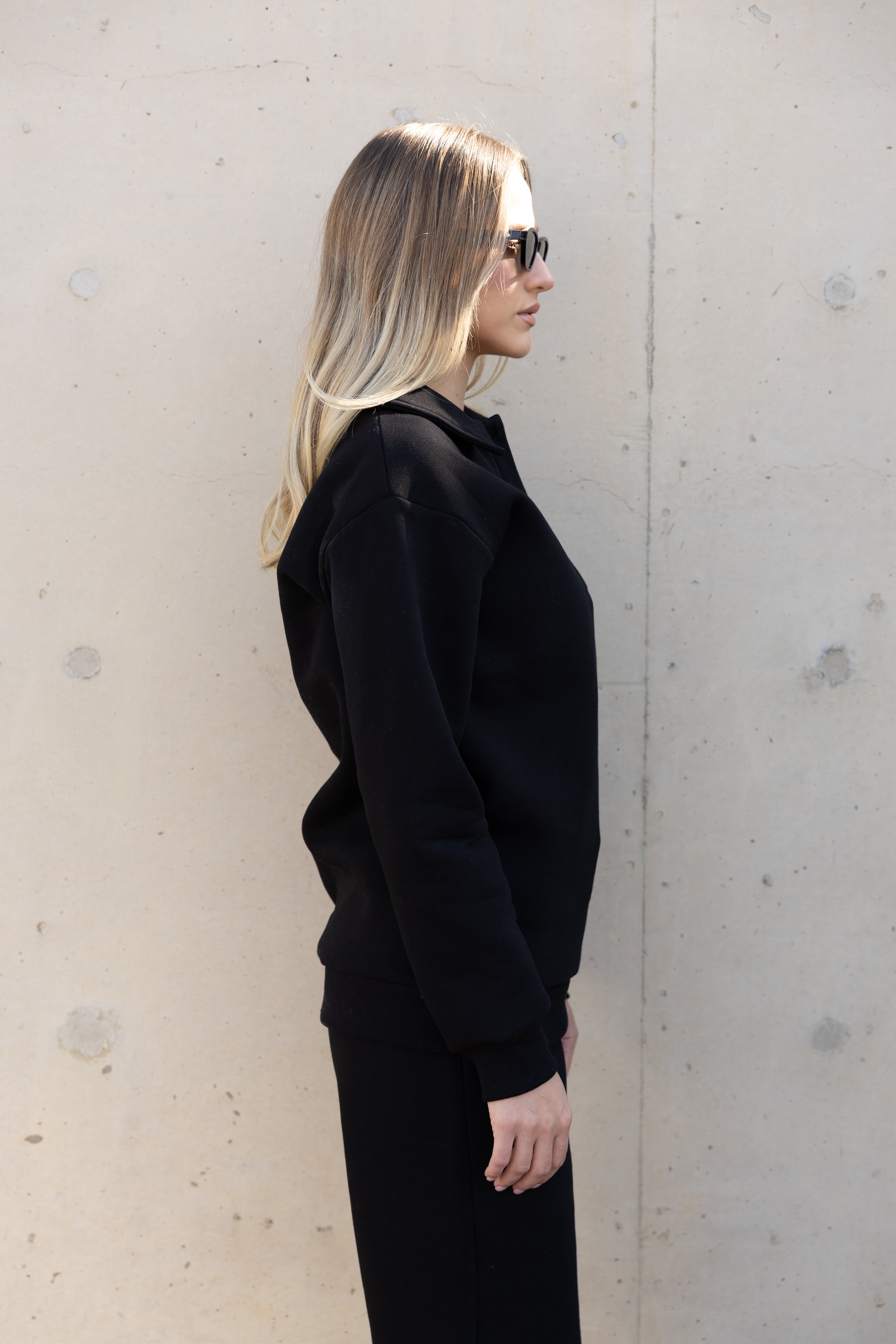 Polo sweatshirt Tracksuit - Black