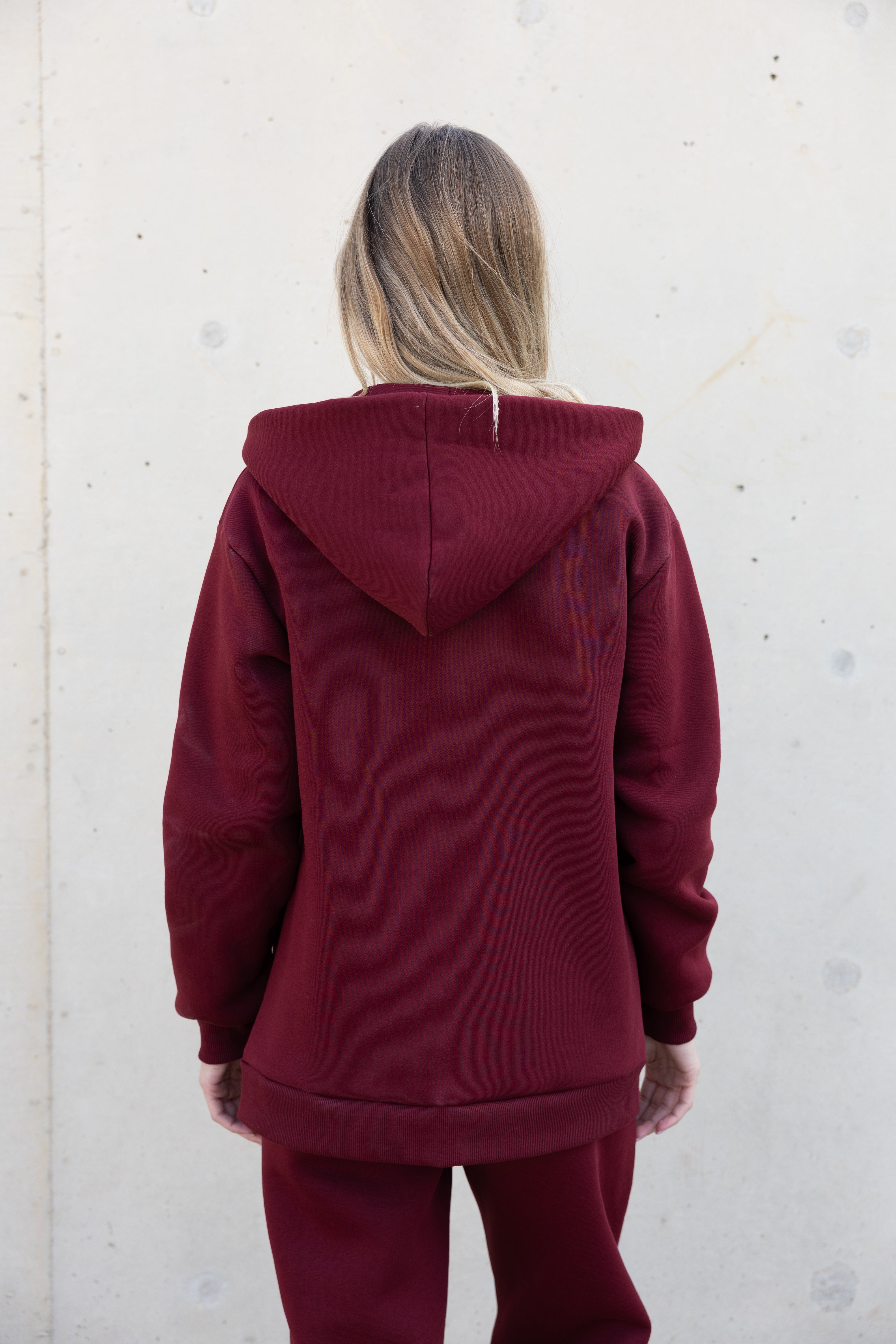 Zip-up hoodie Tracksuit - Burgundy