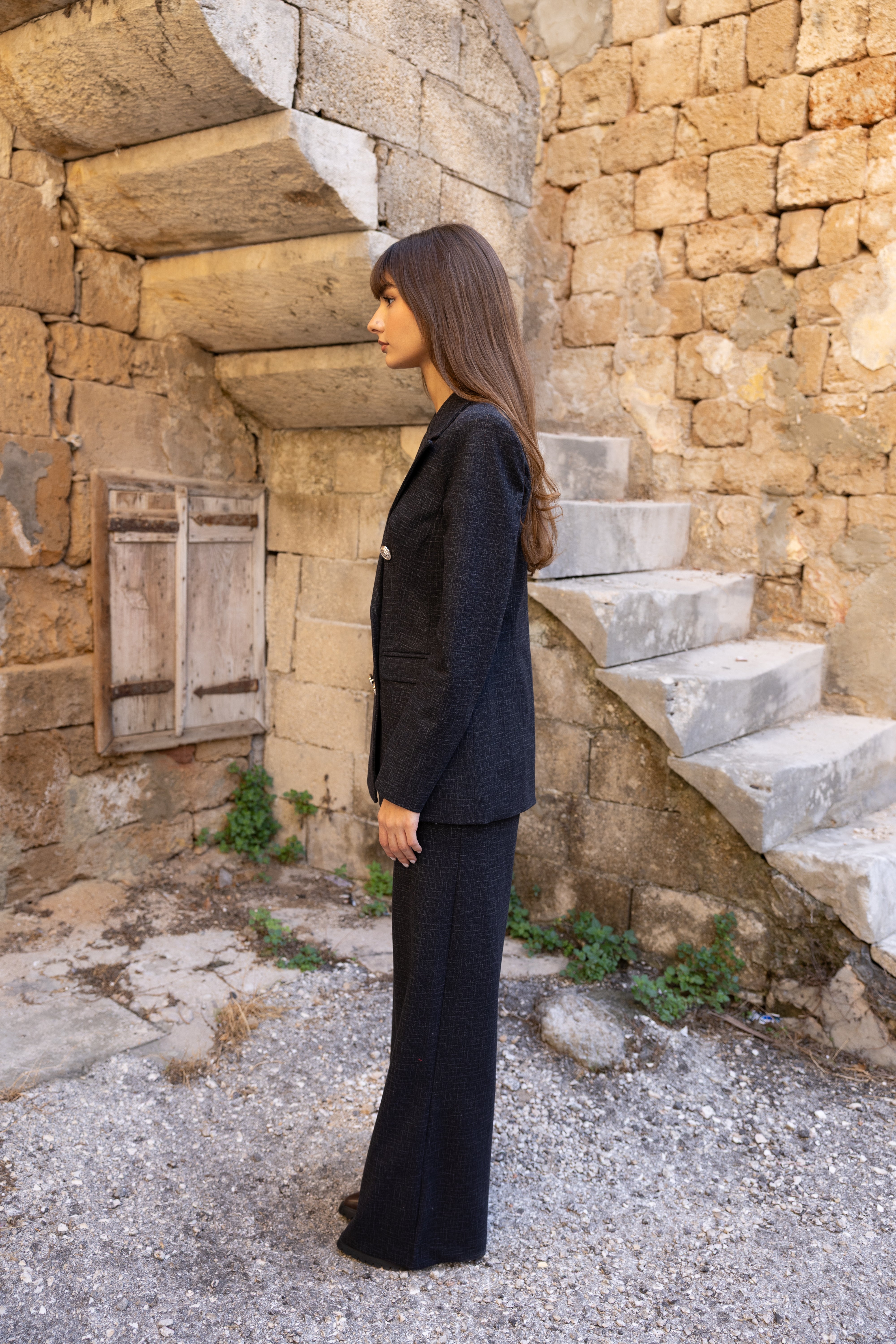 Wool blazer Suit - Grey