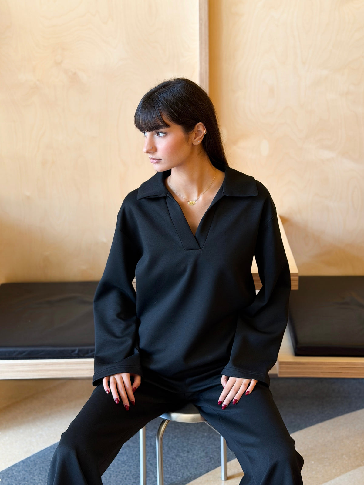 Pullover tracksuit - Black