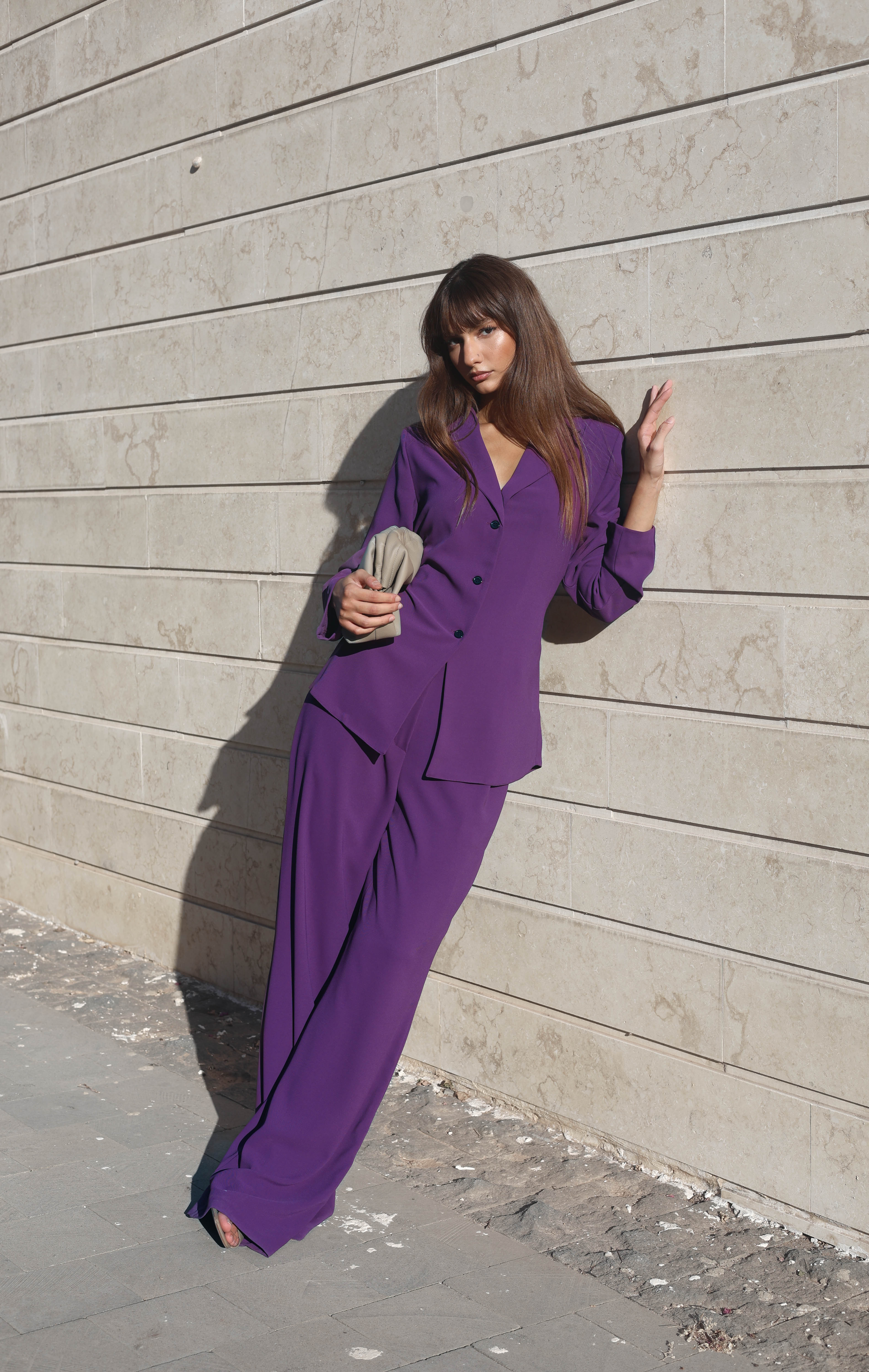 Limited edition Suit - Aubergine