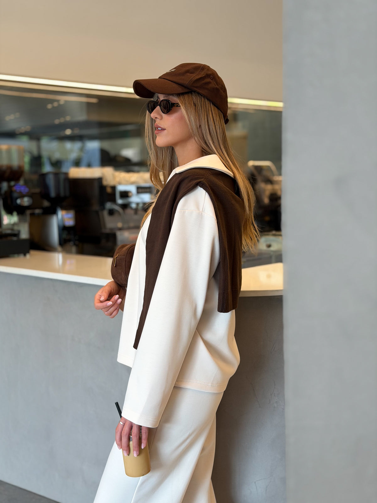 Pullover tracksuit - Ecru