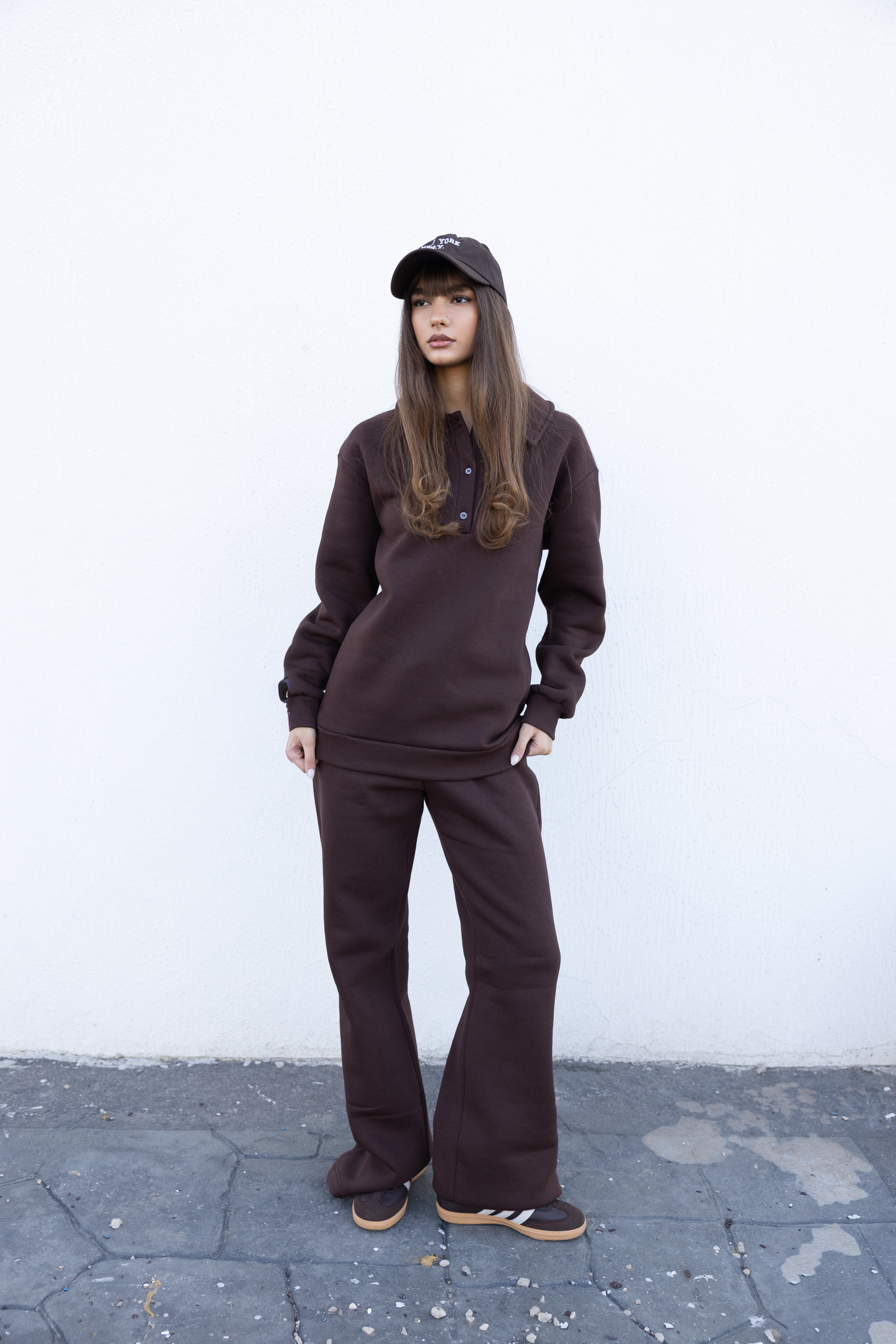 Polo sweatshirt Tracksuit - Brown