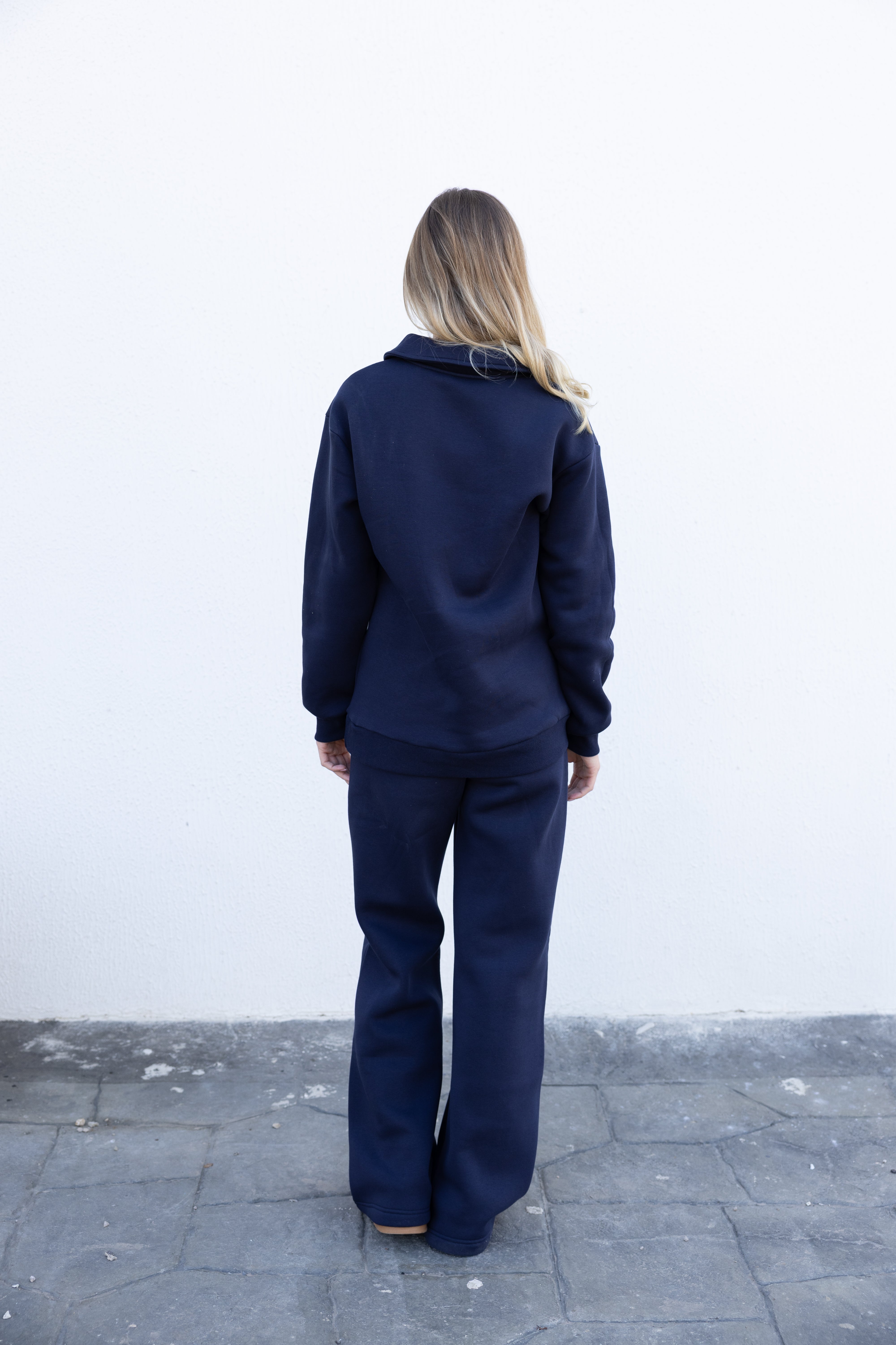 Polo sweatshirt Tracksuit - Navy Blue
