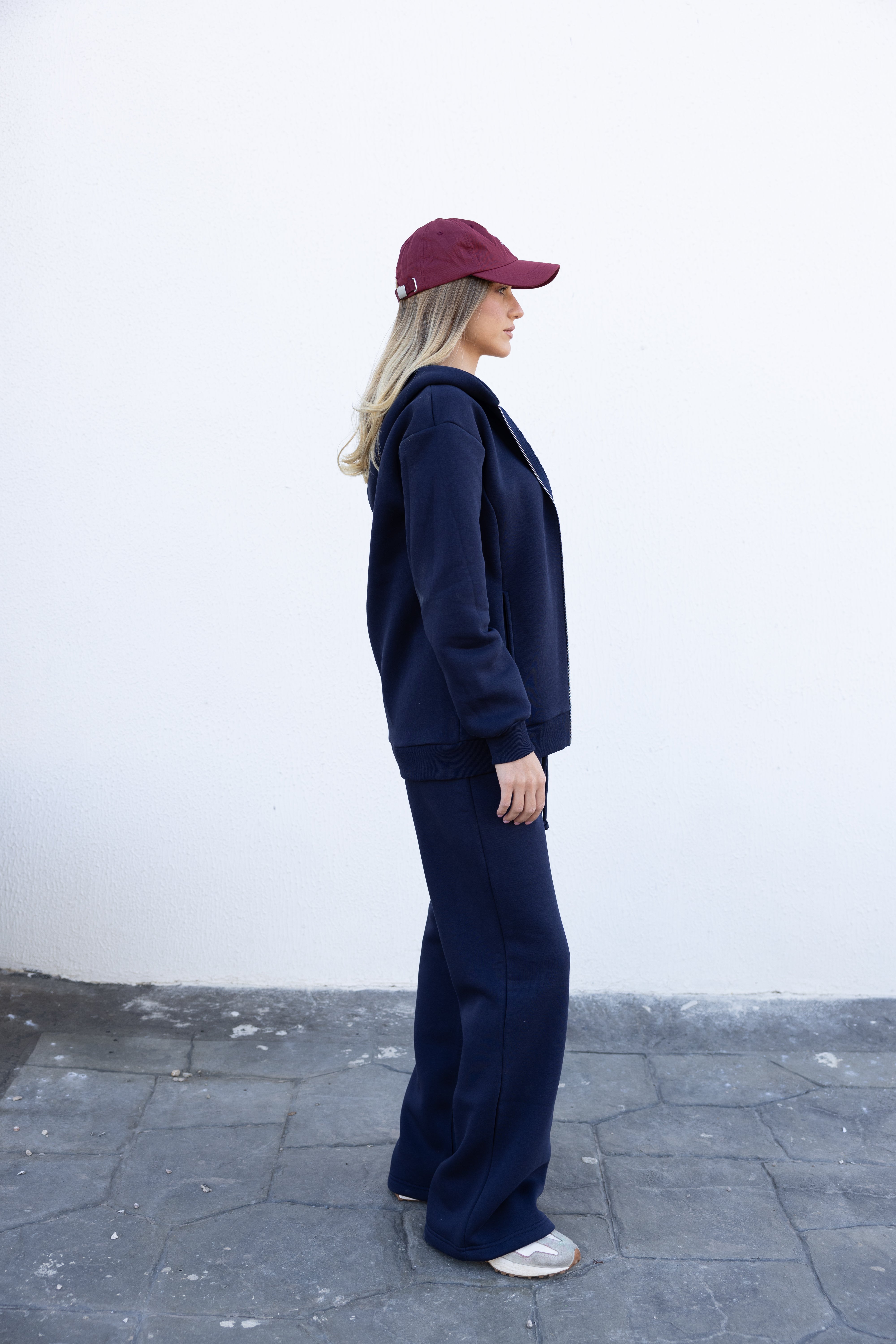 Zip-up hoodie Tracksuit - Navy Blue