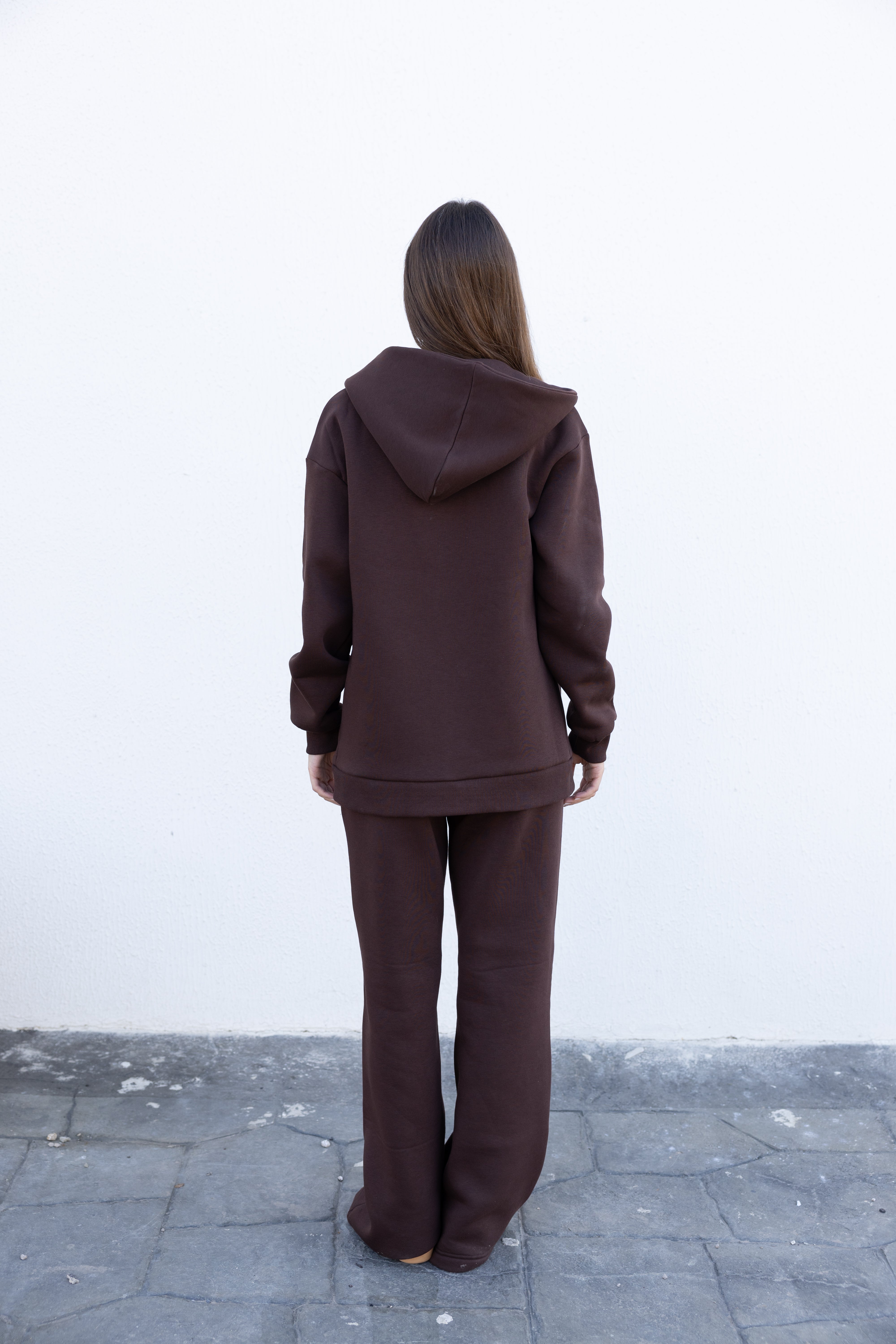 Zip-up hoodie Tracksuit - Brown