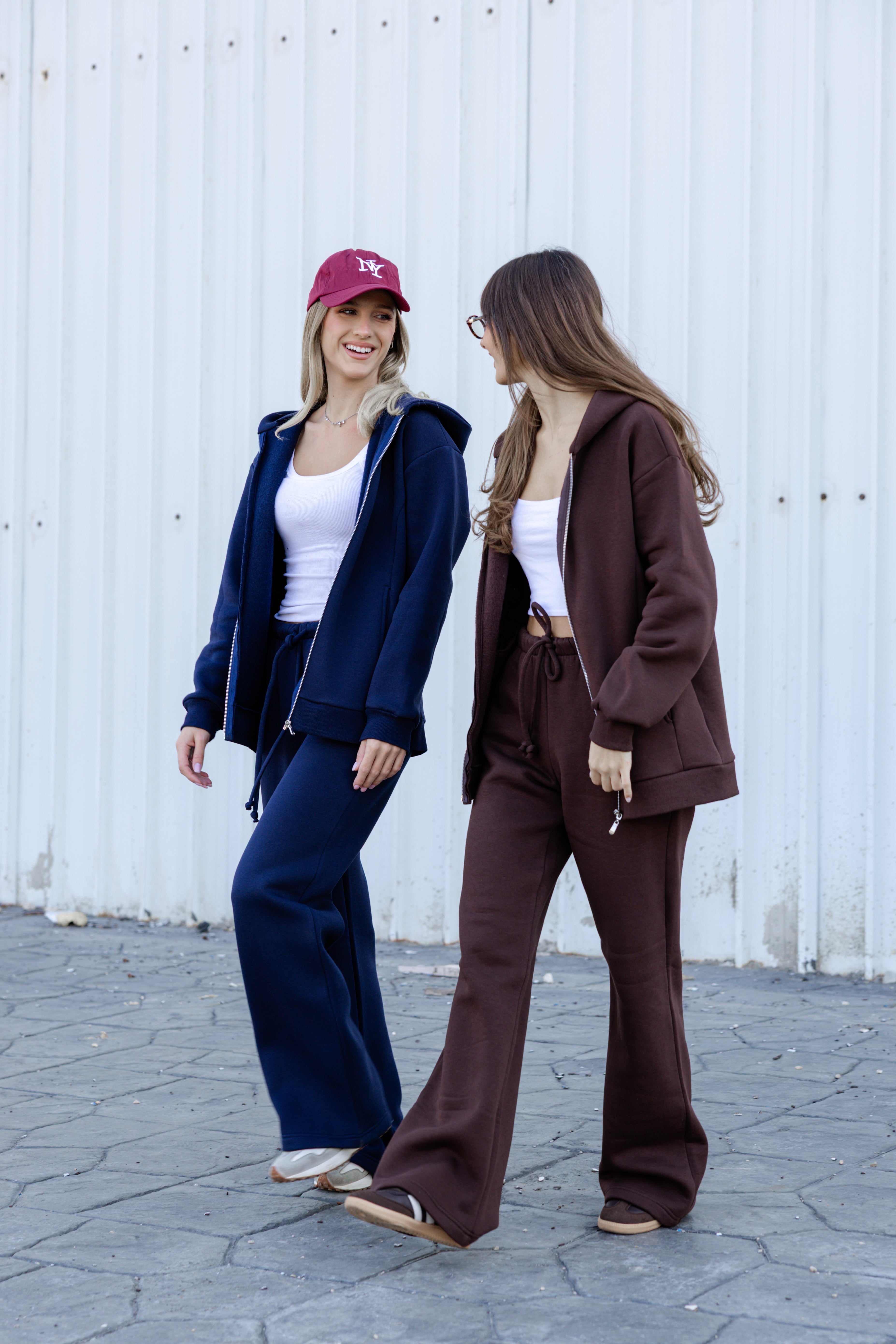 Zip-up hoodie Tracksuit - Brown