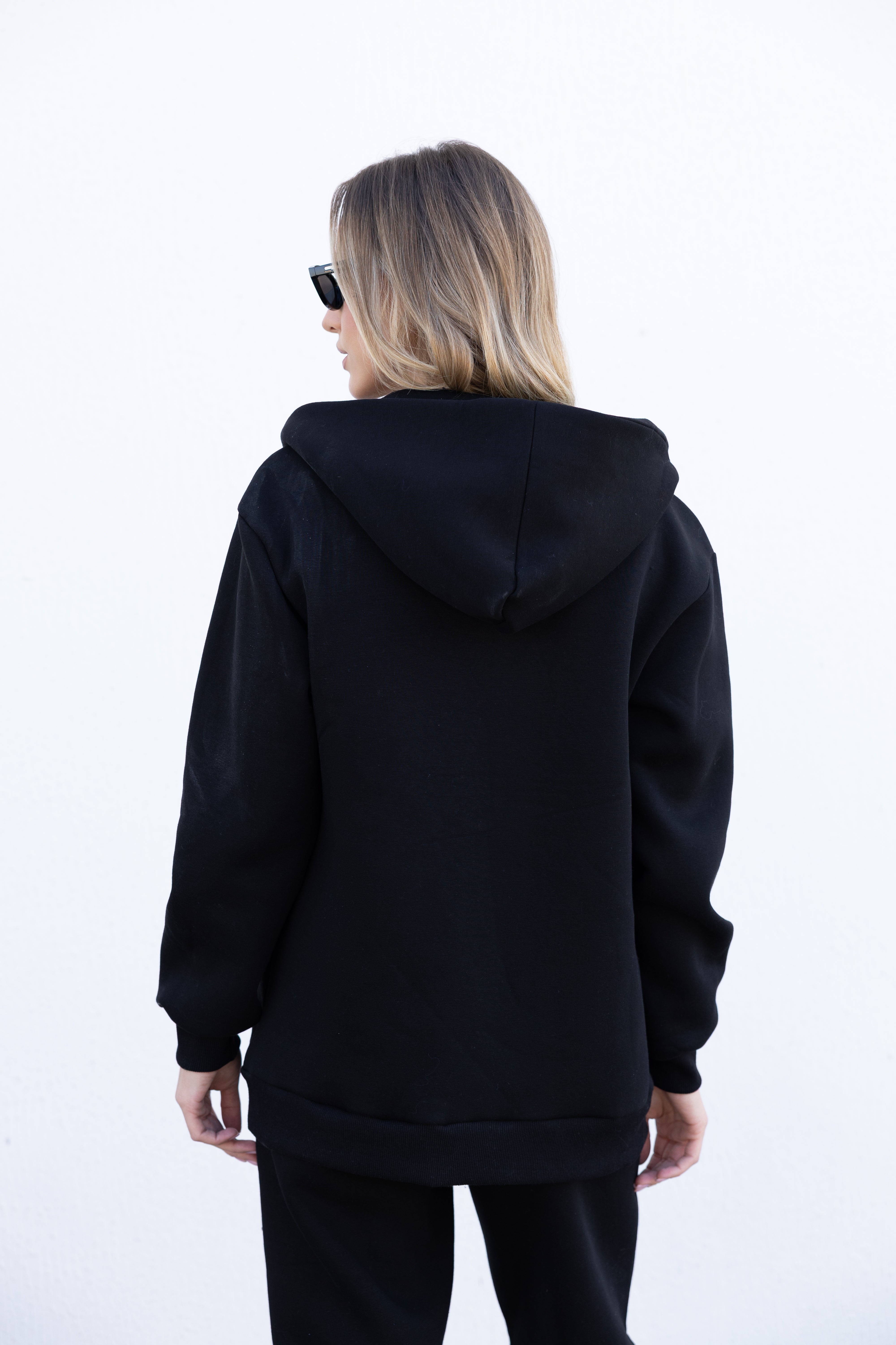 Zip-up hoodie Tracksuit - Black