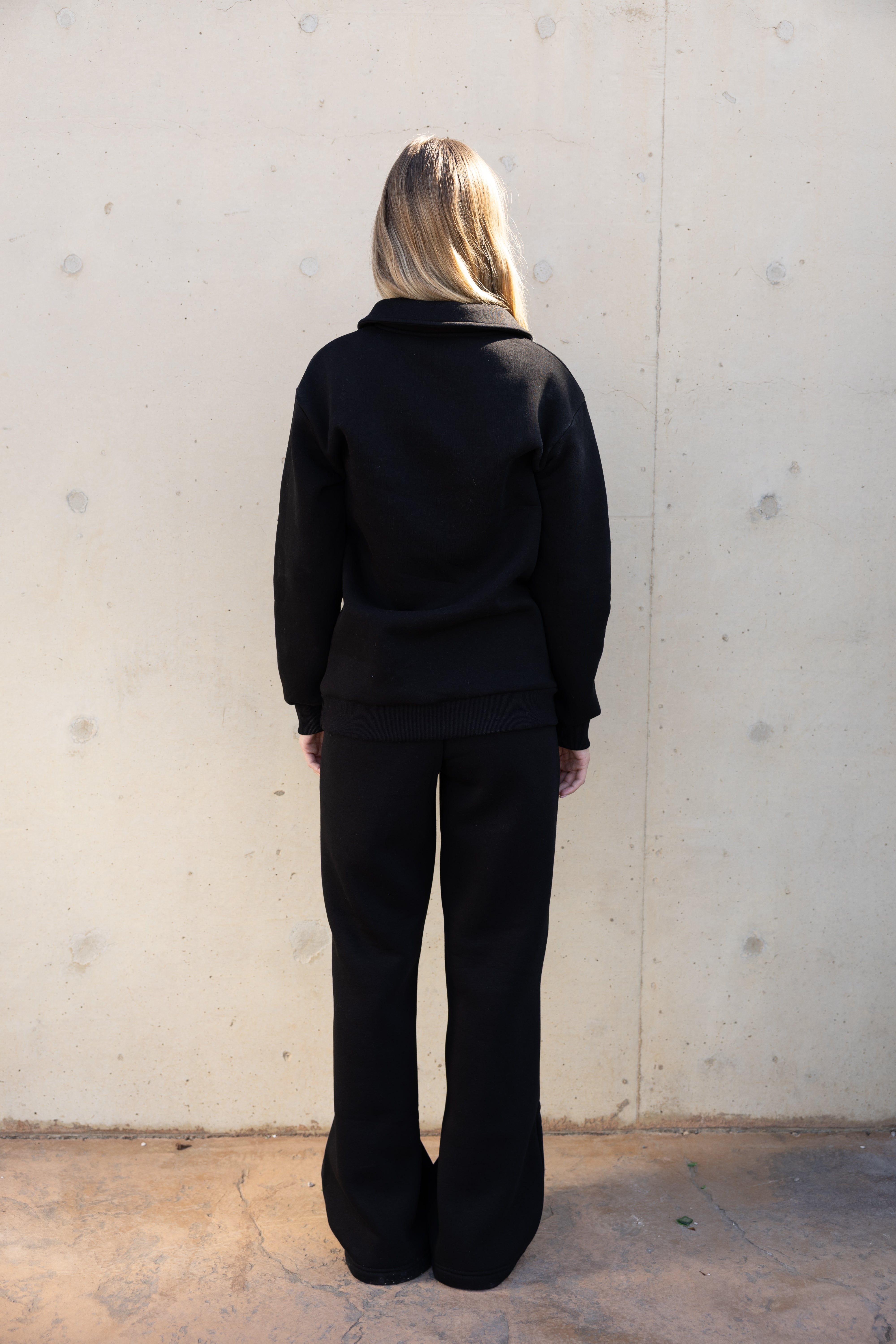 Polo sweatshirt Tracksuit - Black