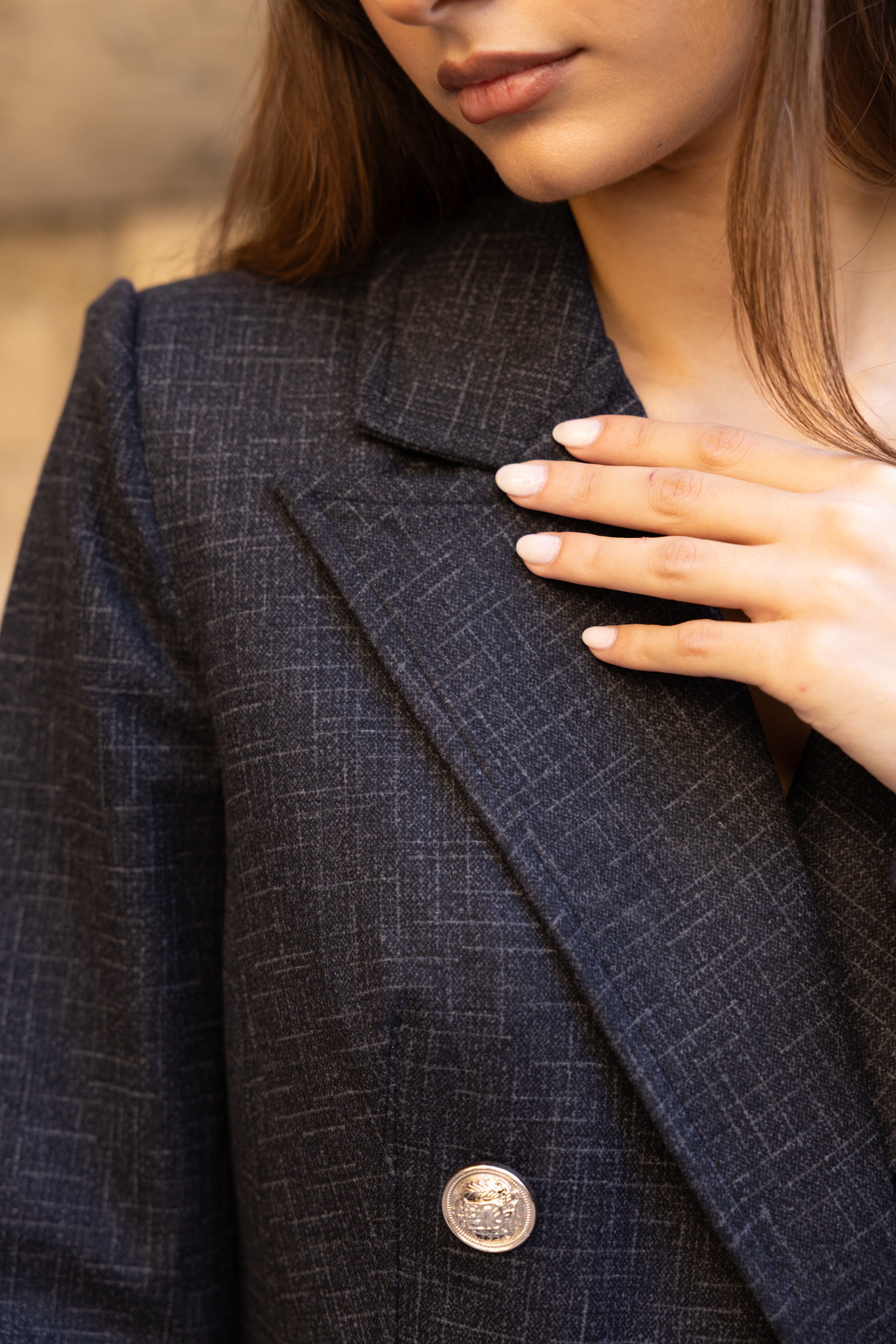 Wool blazer Suit - Grey